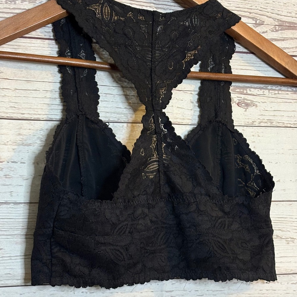 Intimately by Free People Bralette 2pk Black White‎ S/P - Picture 4 of 10